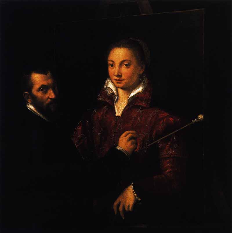 Photo of Painting, 1559, by Anguissola Sofonisba in the Pinacoteca Nazionale in Siena