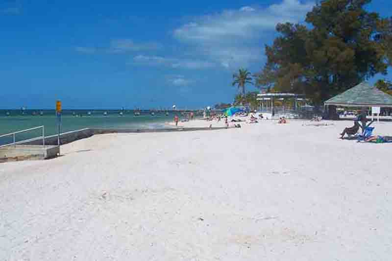 Beach Key West Cruise Port Photo of Beach in Key West.