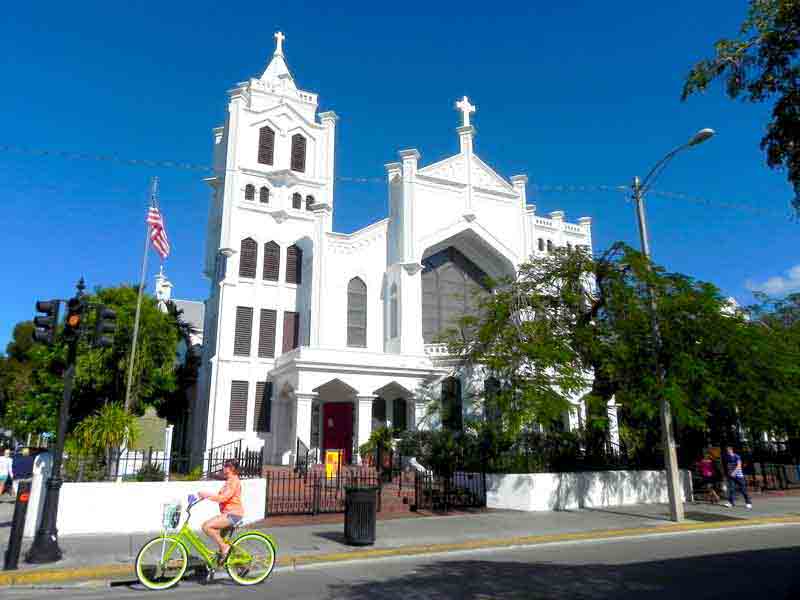 Saint Paul's Episcopal Church Key West Cruise Port Photo of Saint Paul's Episcopal Church in Key West.