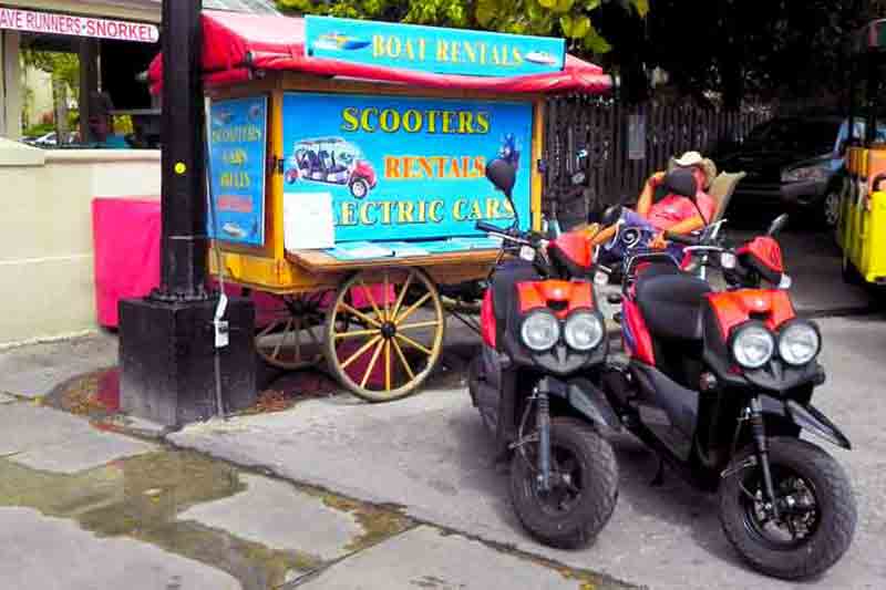 Scooter Rentals Key West Cruise Port Photo of Scooter Rentals in Key West.