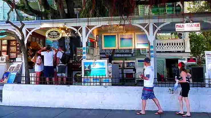 Photo of Art Gallery in Duval Street in Key West cruise port