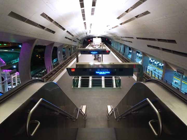 Photo of Train Station at Miami Aorport 