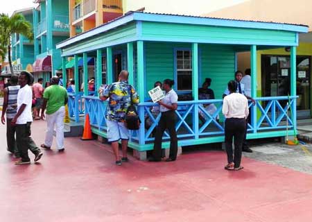 Photo of Tourist Info Booth in Antigua.