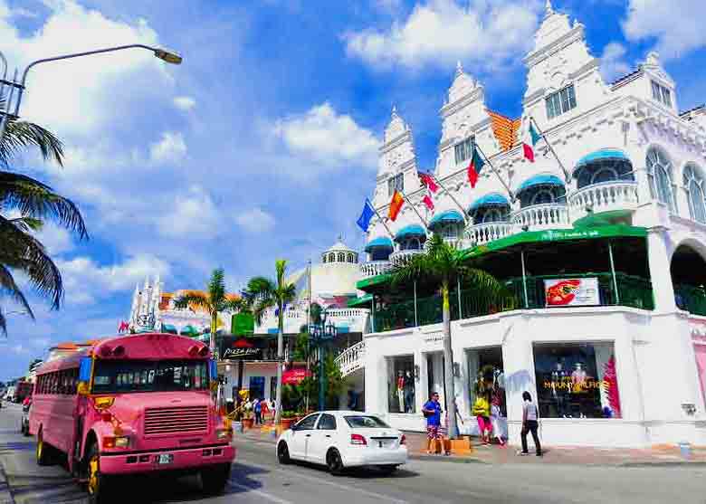 as we left on our cruise ship - Picture of Royal Plaza Mall, Aruba