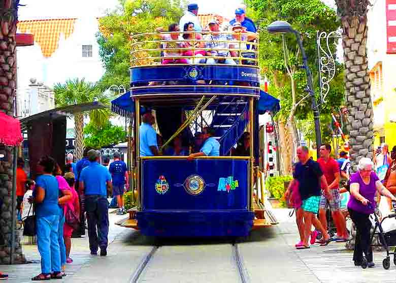 Photo of Streetcar in Oranjestad Aruba