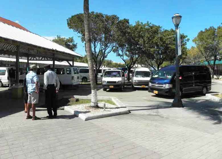 of Taxi Dispatch at the Cruise Terminal in Nassau.