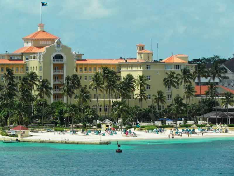 Photo of the British Colonial Hotel in Nassau.