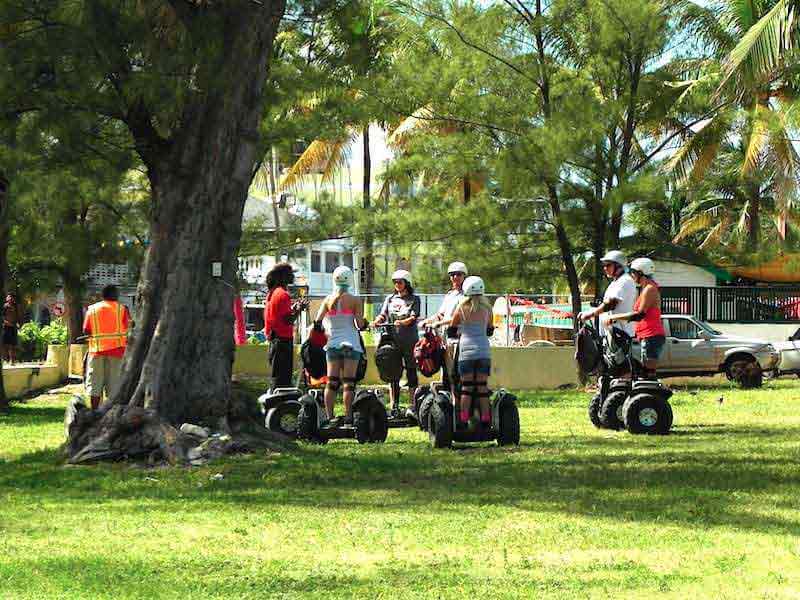 Photo of Segway ride in Nassau.