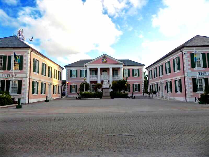 Photo of Parliament Square in Nassau.