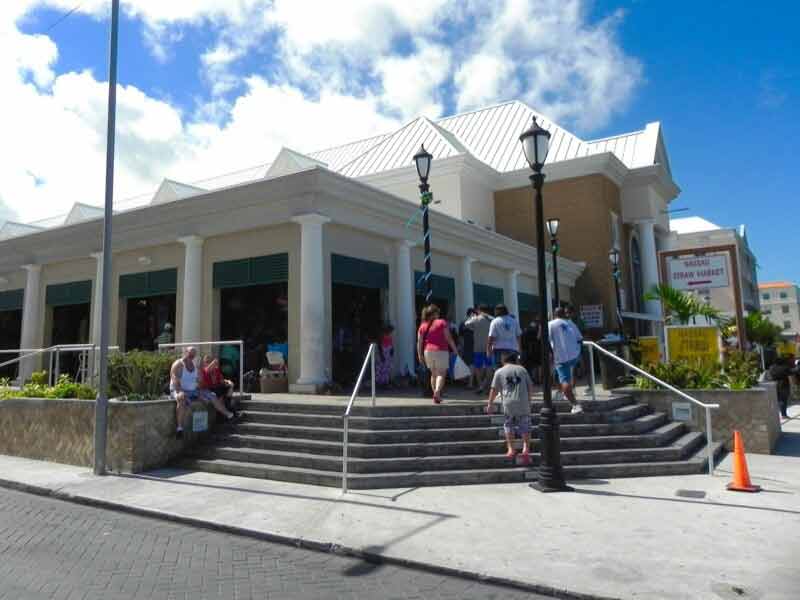 Photo of the Straw Market in Nassau.