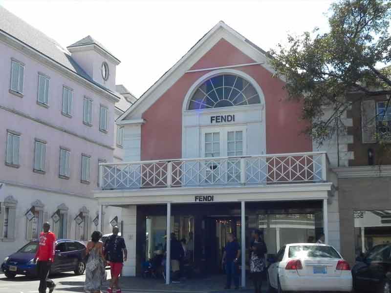 Photo of Fendi shop in Nassau.