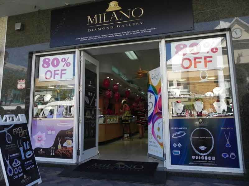 Photo of Milano Diamond Gallery shop in Nassau.