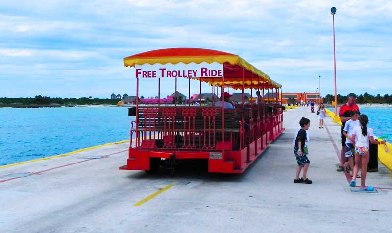 Photo of Pier Trolley in Costa Maya