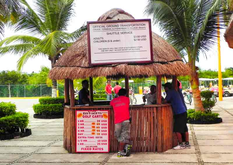 Photo of Shuttle Kiosk in Costa Maya