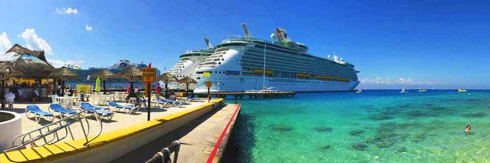 Photo of Ship Docked in Cozumel