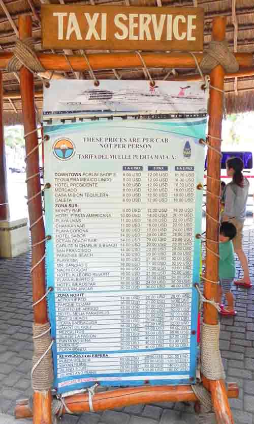 Photo of Puerta Maya Taxi Fares in Cozumel