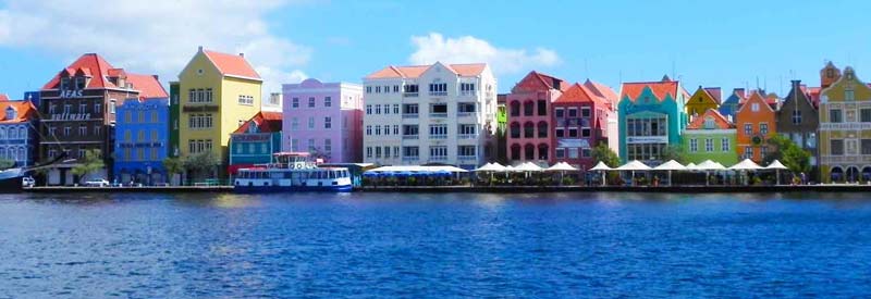 Panoramic Photo of Waterfront in Curaçao