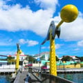 Photo of Wilhelmina Bridge in Willemstad, Curaçao, Cruise Port