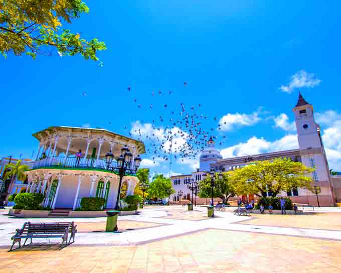 Photo of downtown Puerto Plata city near Amber Cove