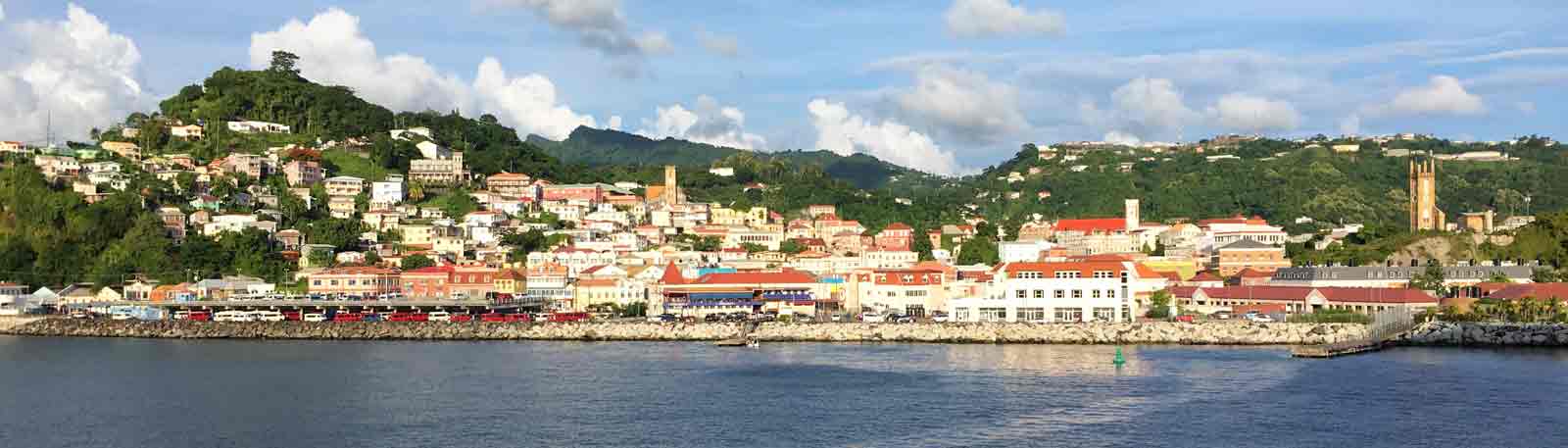Panoramic Photo of Grenada Cruise Ship Port