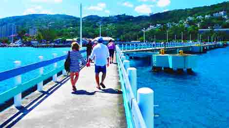 Photo of Turtle Bay main pier in Ocho Rios (Jamaica) cruise port