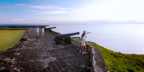 Photo of Brimstone Fortress in Saint Kitts.