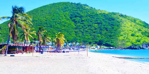 Photo of Frigates Bay in Saint Kitts.