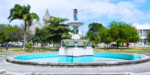 Photo of Independence Square in Saint Kitts.