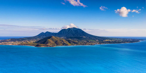 Photo of Nevis Island in Saint Kitts.