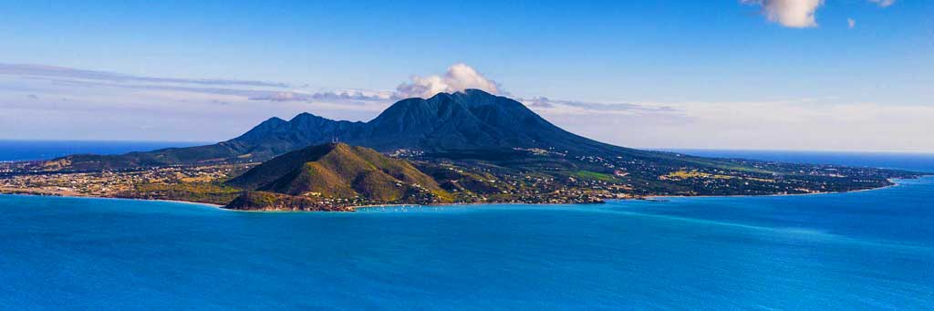 Panoramic Photo of Nevis Island