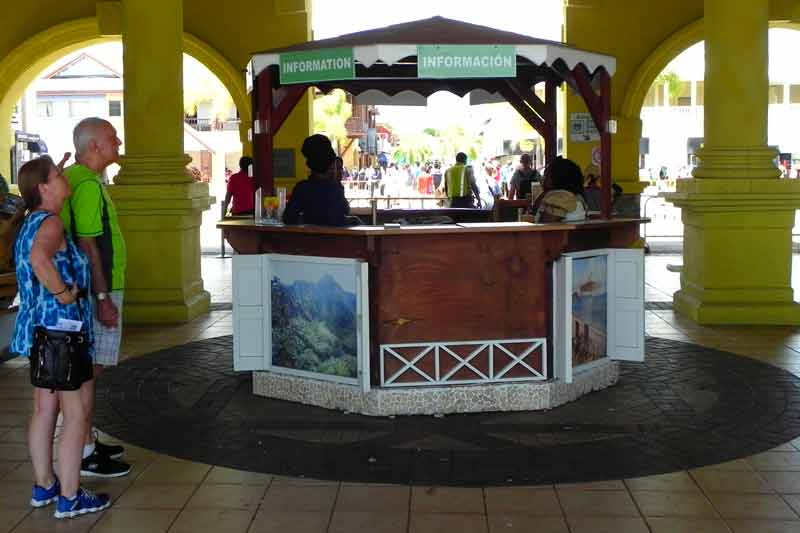 Photo of Tourist Information Kisok, Port Zante, in St. Kitts.