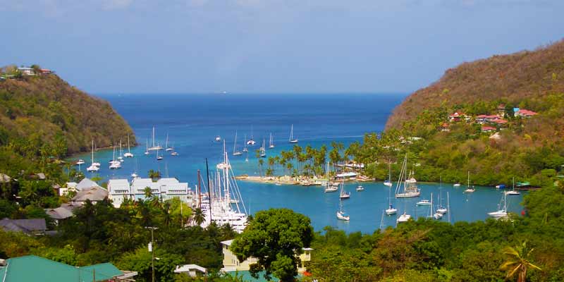 Photo of Marigot Bay in Saint Lucia