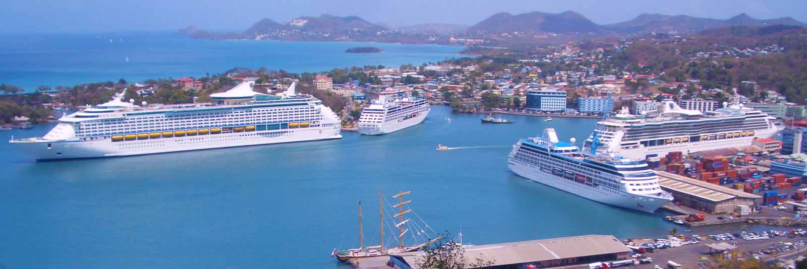 Image result for St Lucia cruise terminal