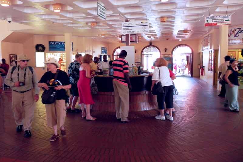 Photo of Tourist Information Desk in Pointe Seraphine Terminal Castries