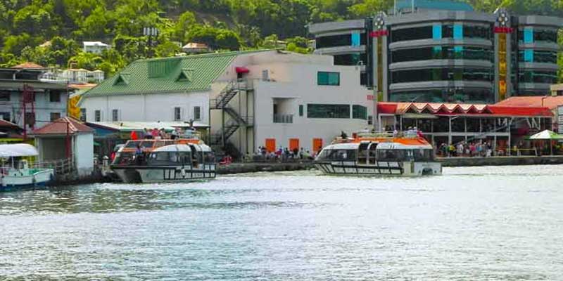 Photo of Tender Boats in Saint Lucia Castries