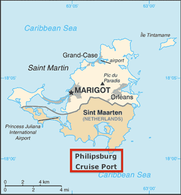 Image of Map of Sint Maarten