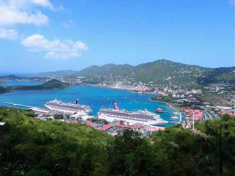 Photo of Panoramic View of Havensight Harbor in St Thomas - USVI
