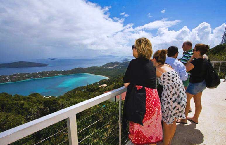 Photo of Main Street, Charlotte Amalie in St. Thomas, US Virgin Islands.