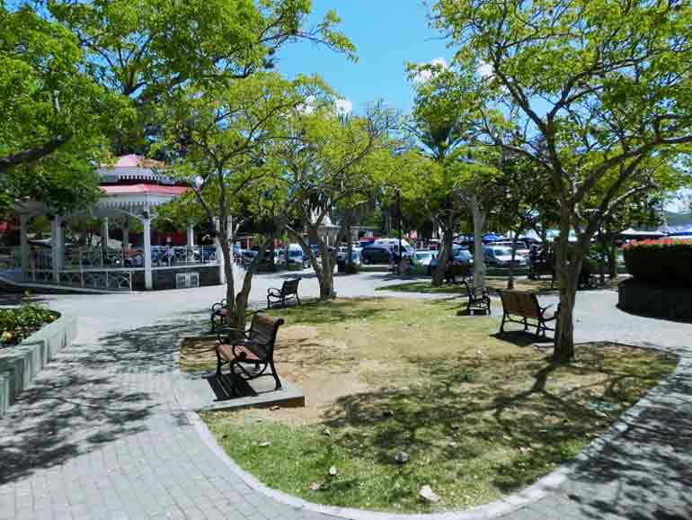 Photo of Emancipation Park in Charlotte Amalie, St Thomas, USVI