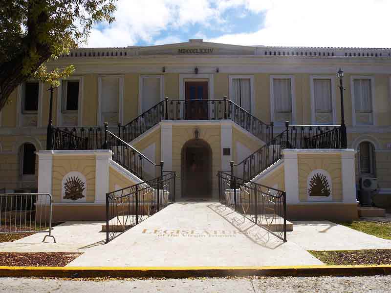 Photo of Legislature Building in Charlotte Amalie, St Thomas, USVI