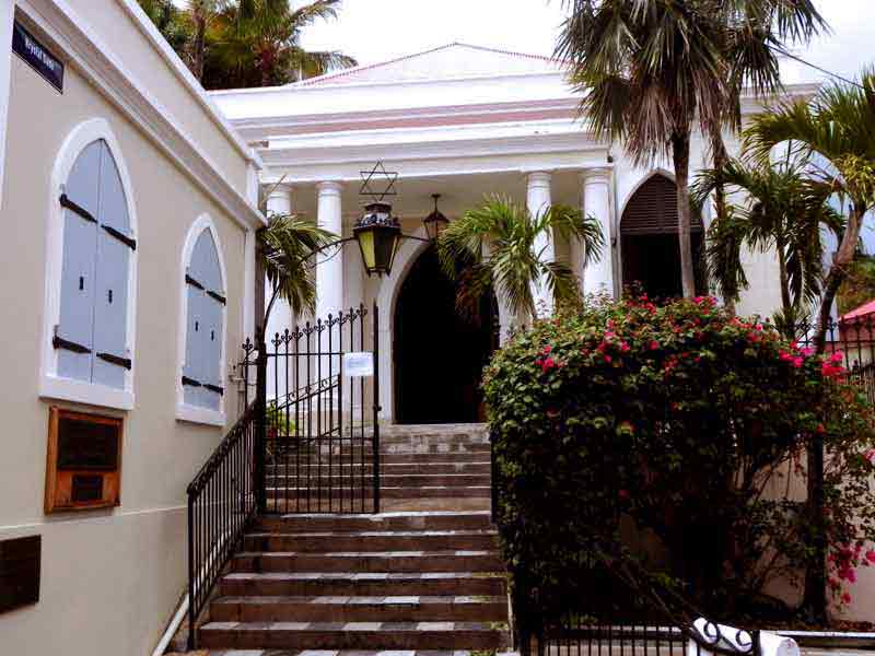 Photo of Synagogue Exterior in St. Thomas, US Virgin Islands.