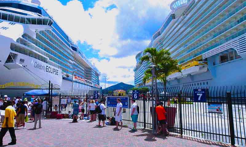 cruise ship port schedule st thomas