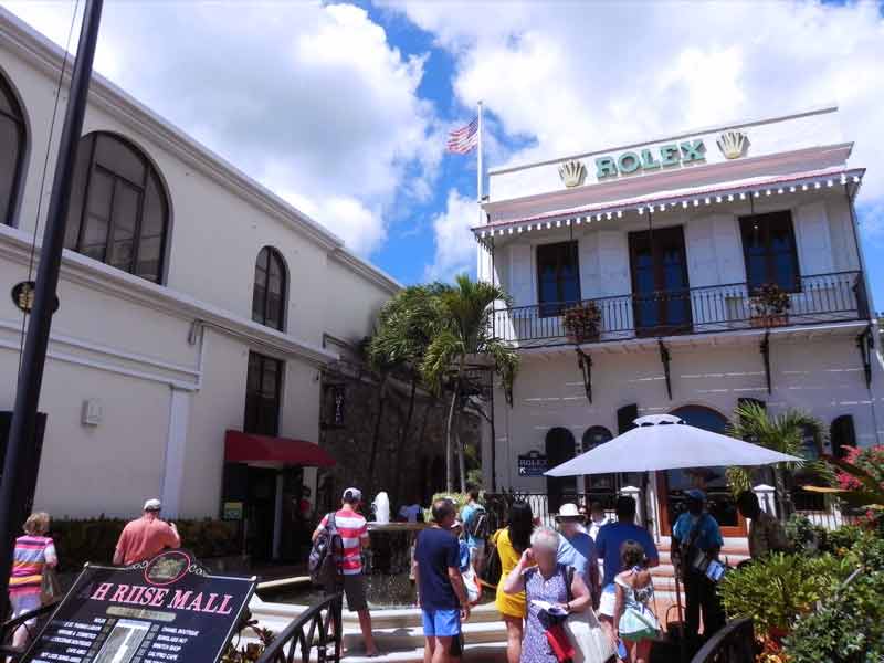 Photo of A.H.Riise Mall in Charlotte Amalie, St. Thomas.