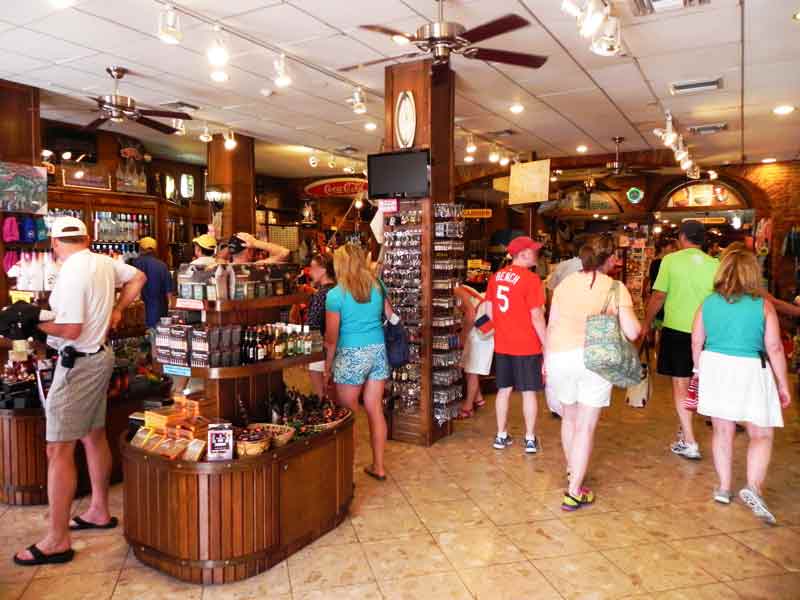 Photo of Caribana shop in the main street of Charlotte Amalie, St. Thomas US VI.