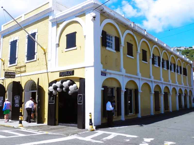 Photo of Hublot in Charlotte Amalie, St. Thomas.