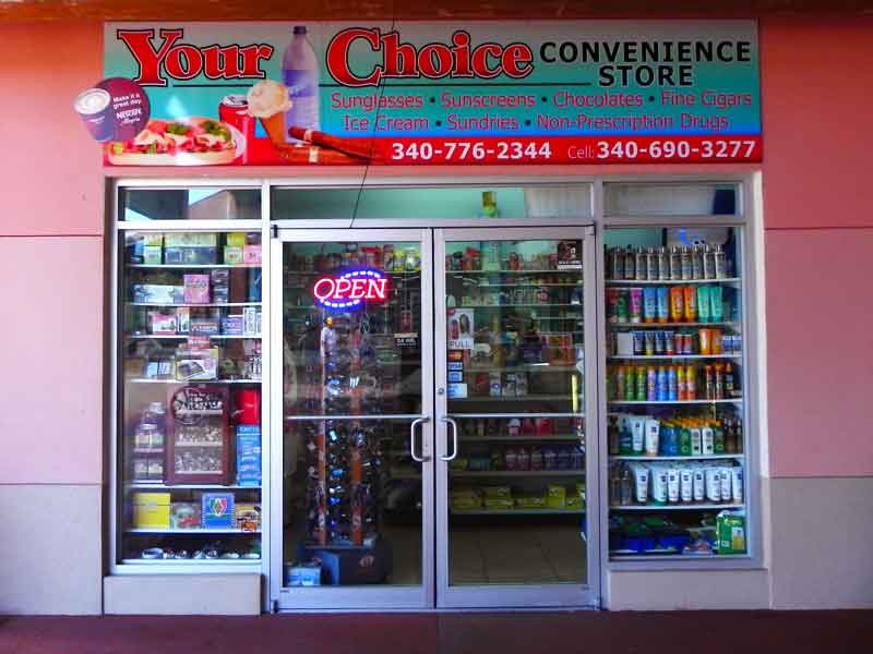 Photo of Convenience Store in the Crown Bay Center, St. Thomas US VI.
