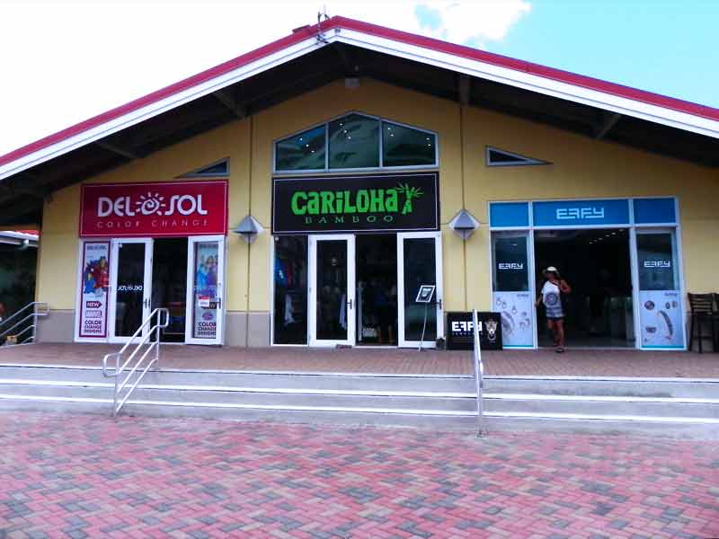 Photo of Del Sol, Cariloha and Effy shops in the Crown Bay Dock, St. Thomas US VI.