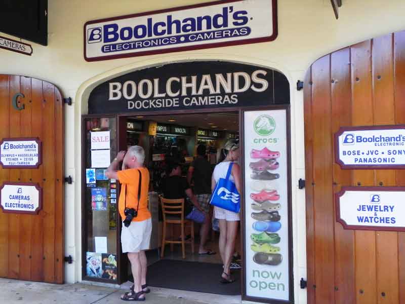 Photo of Boolchands shop in the Havensight Mall, St. Thomas US VI.