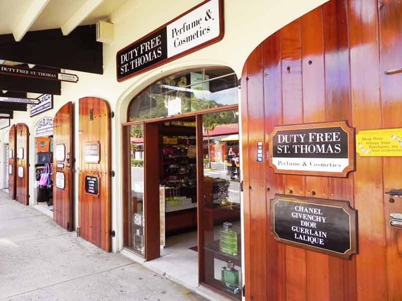 Photo of Duty Free St.Thomas's shop in the Havensight Mall, St. Thomas US VI.