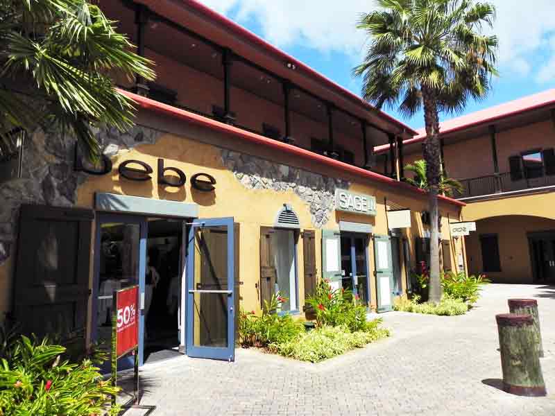 Photo of BEBE shop in the Yacht Haven, St. Thomas US VI.